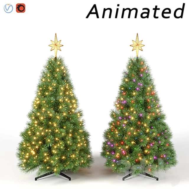 animated christmas tree