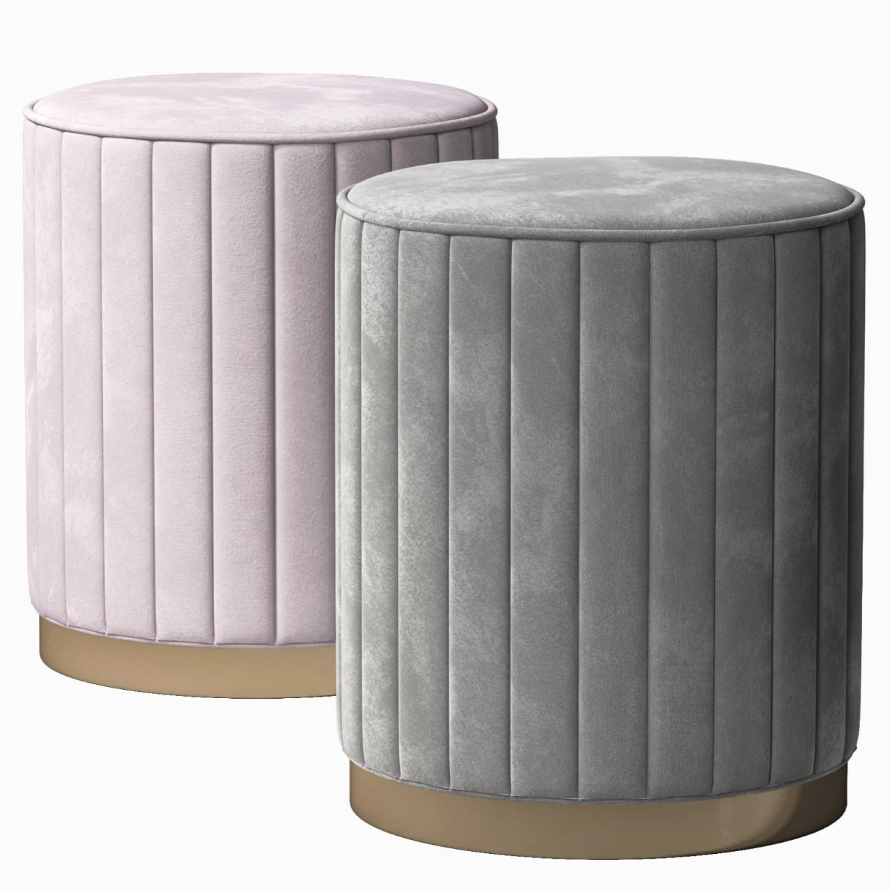 Round pouf