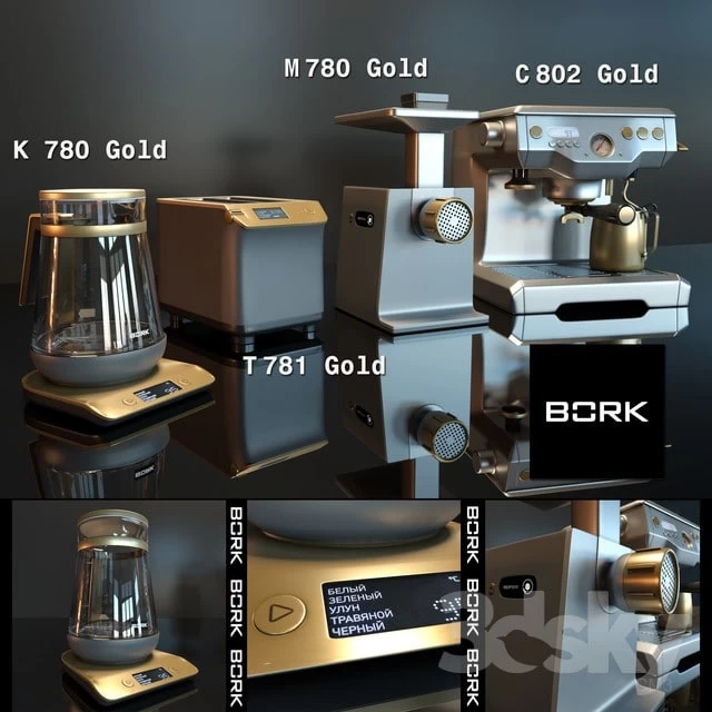 Kitchen set BORK gold