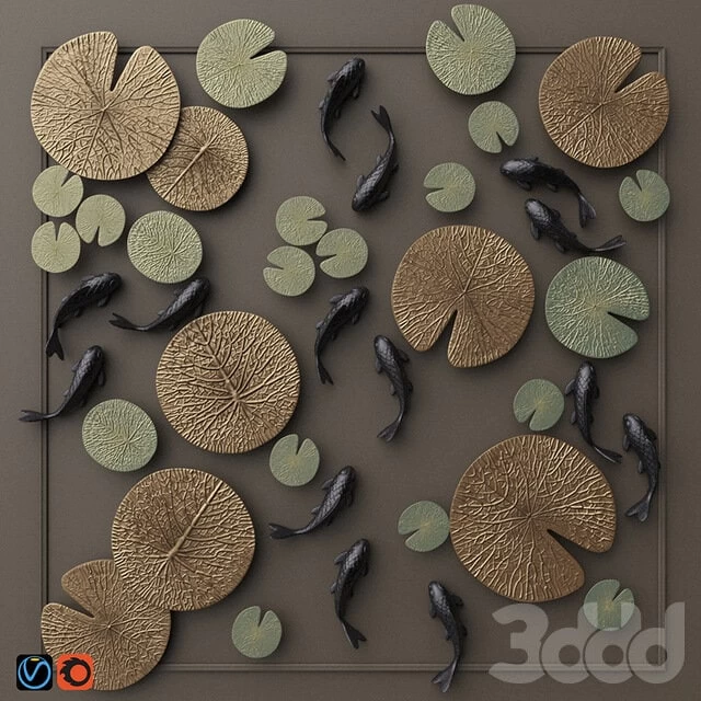 NAGA wall decor set