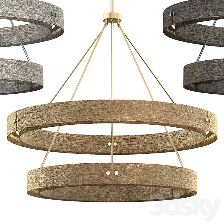 VOUVRAY TWO-TIER ROUND CHANDELIER 60 -tier