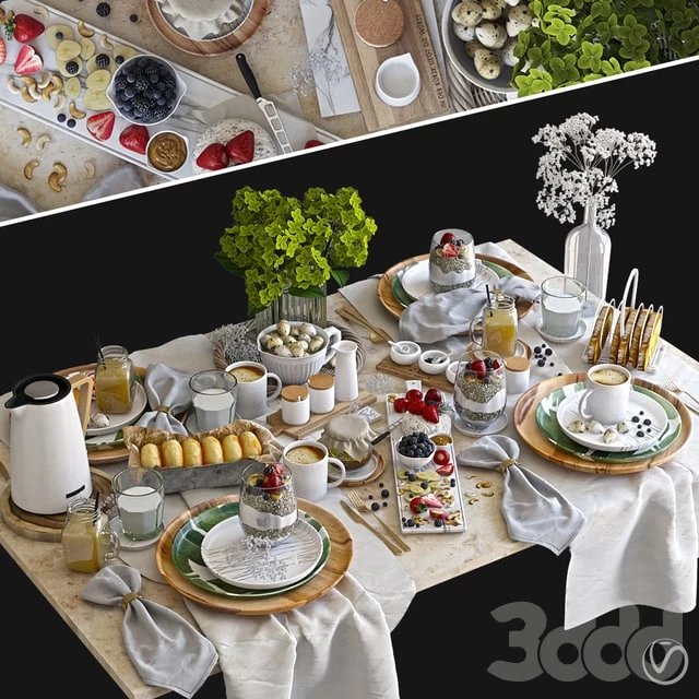 Table setting 37. Breakfast - 4