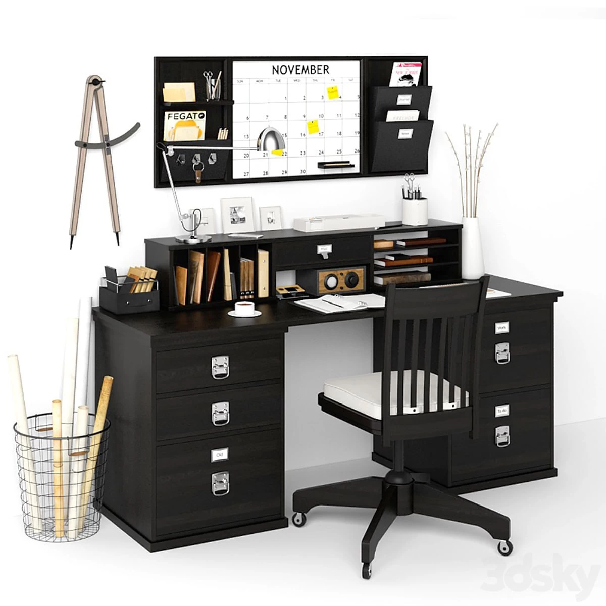 Bedford Rectangular Desk