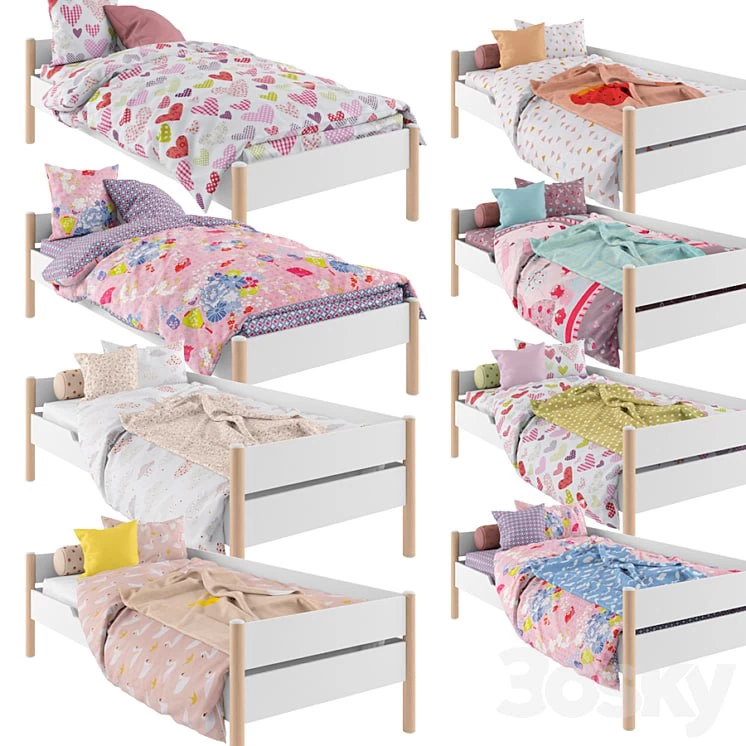 Bed linen for the girl 01