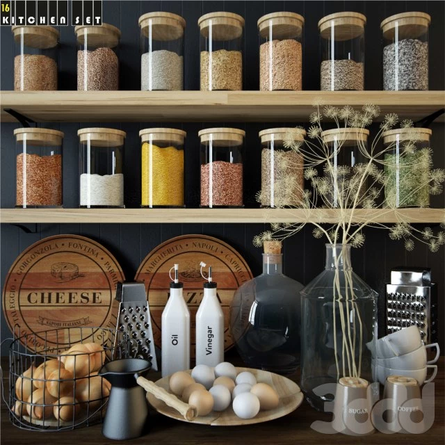 Kitchen decor set