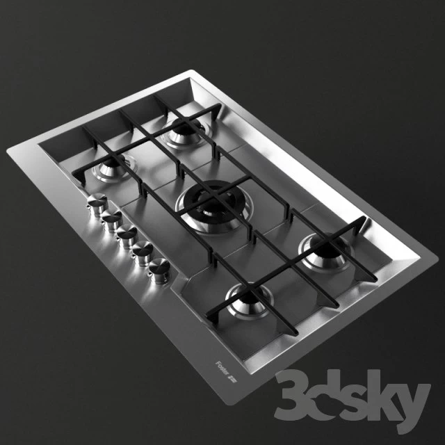 Kitchen steel oven