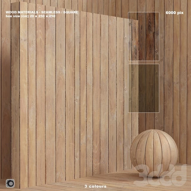 Wood / plank material (seamless) - set 91