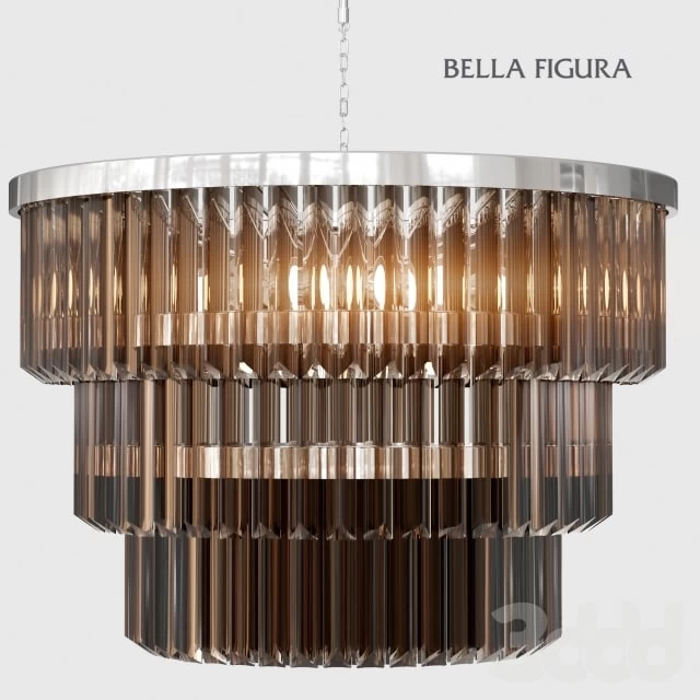 THREE TIER DRUM CHANDELIER