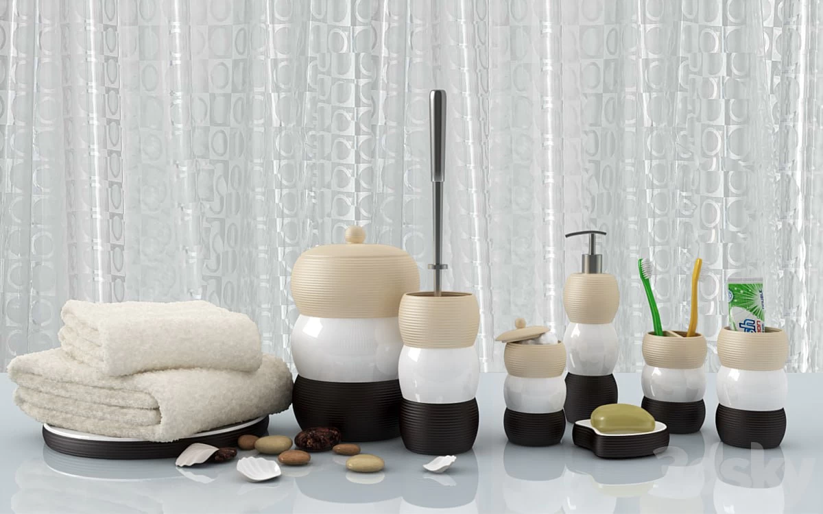 Set of bathroom accessories Sierra
