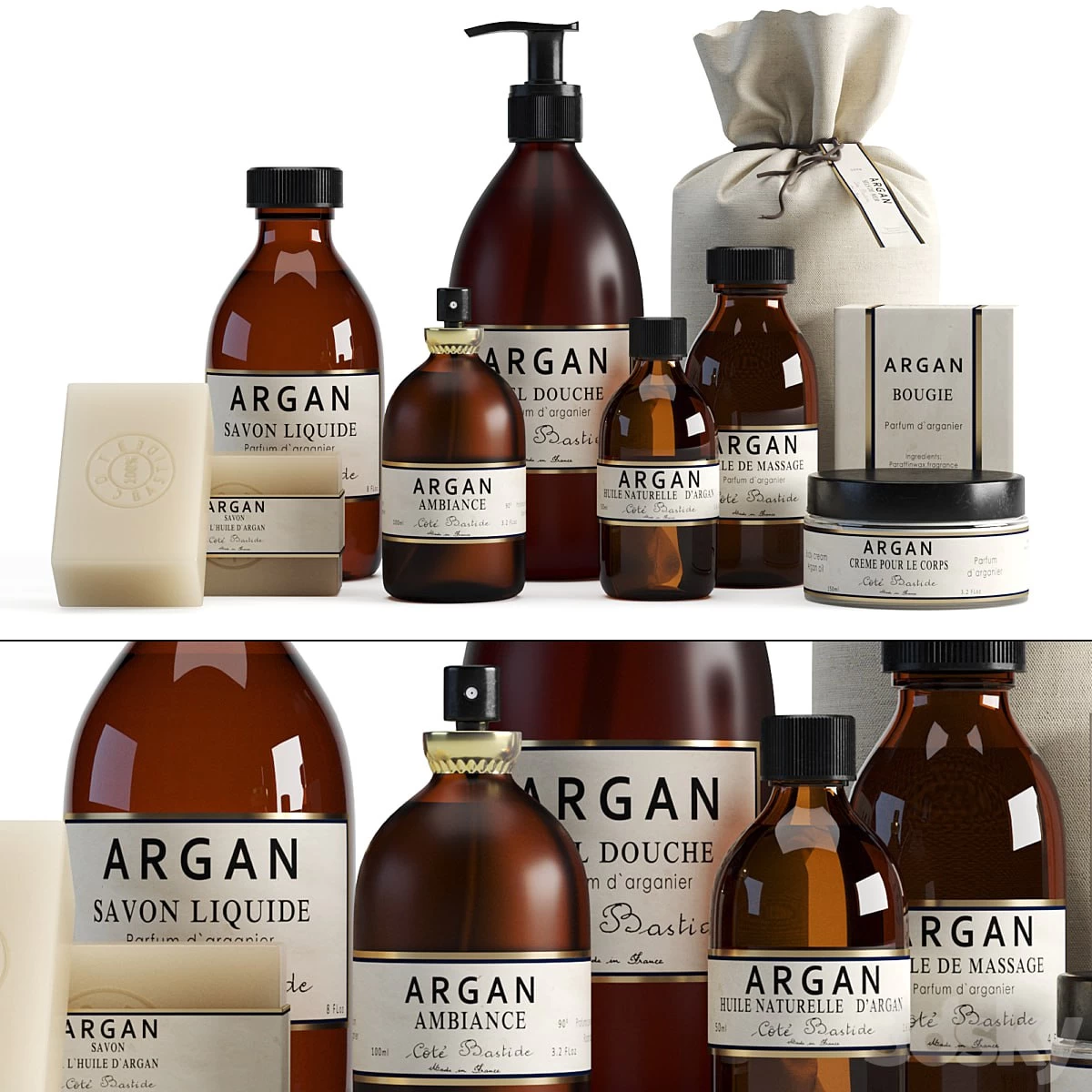 Bathroom set "Cote Bastide Argan"