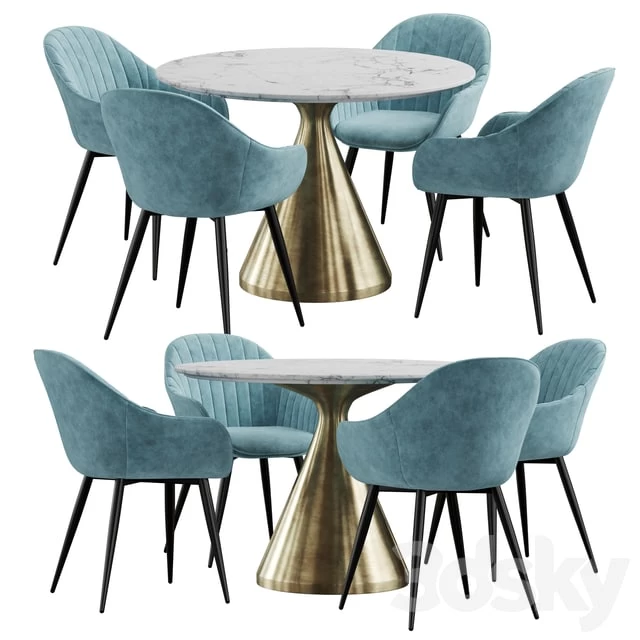 La Forma & West elm Silhouette dining set
