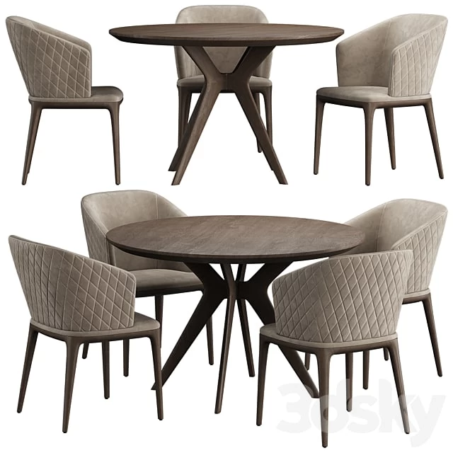 LOUISE Chair Clark Table