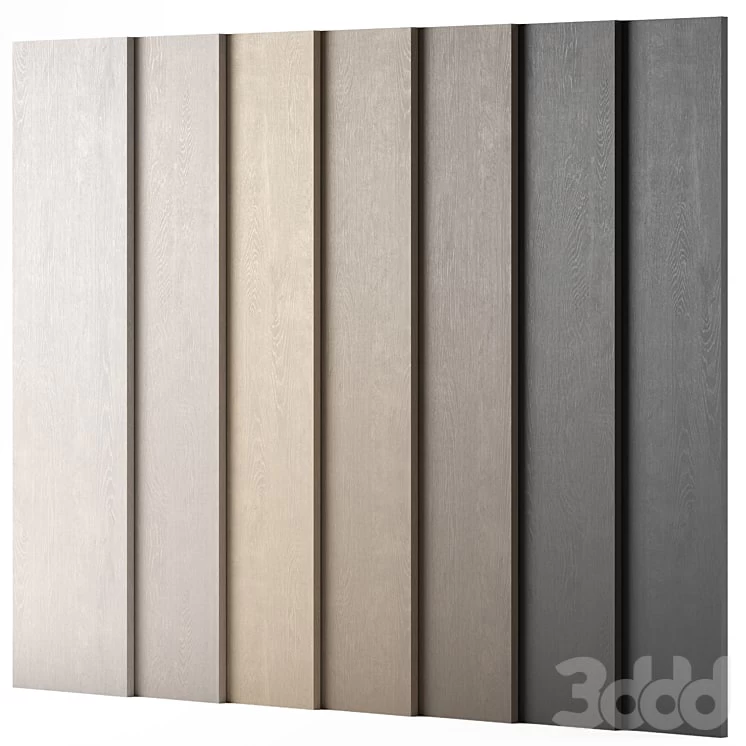Wood materials Oak - 7 colors - set 11