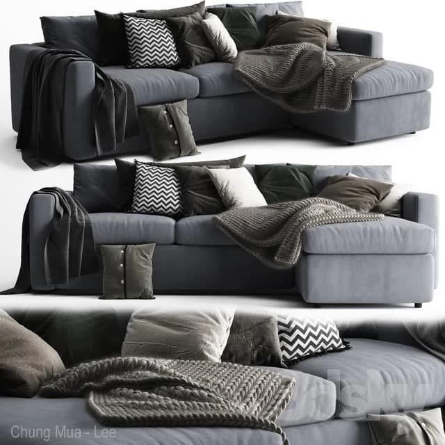 Ikea Vimle Sofa 3 Seats Chaise Longue