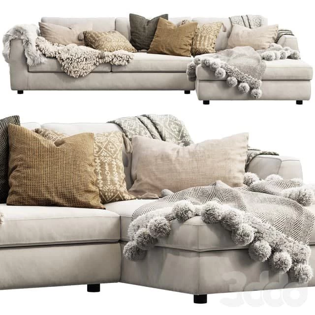 EQ3 Cello Sectional Sofa