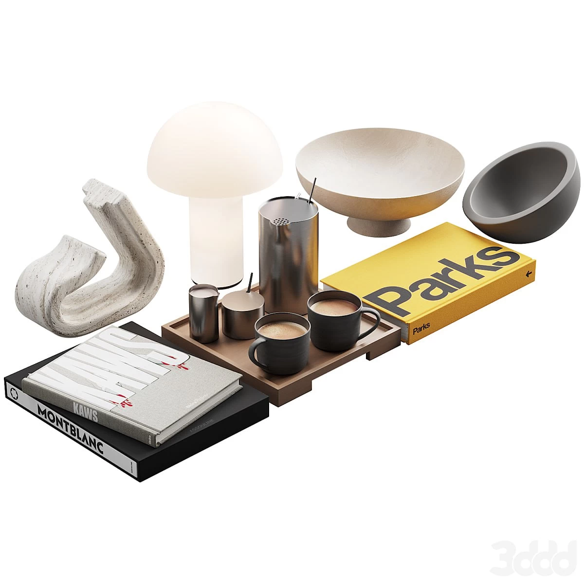 119 decorative set 032 american style neutral decor P01