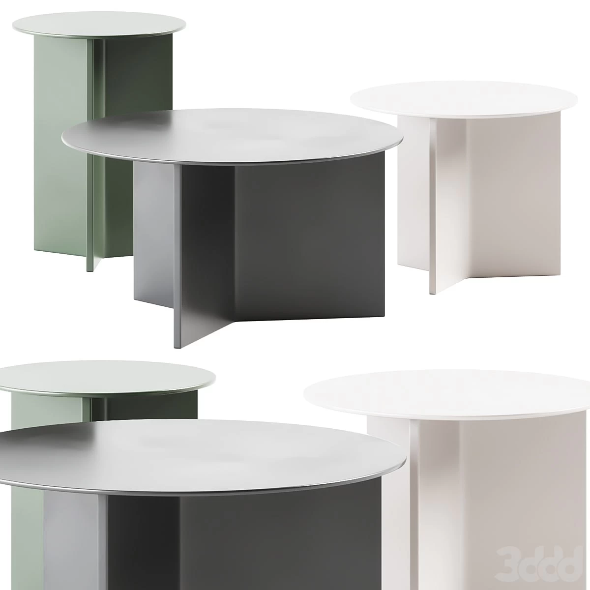 Hay Slit Coffee Tables set