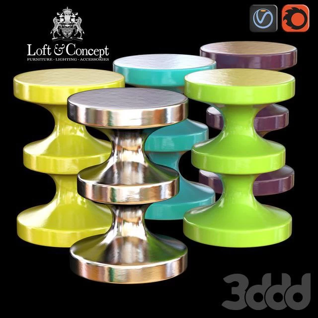 Ceramic stool INDIA MAHDAVI