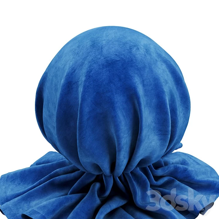 Blue Velvet Material