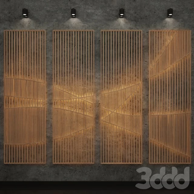 The panel on the wall