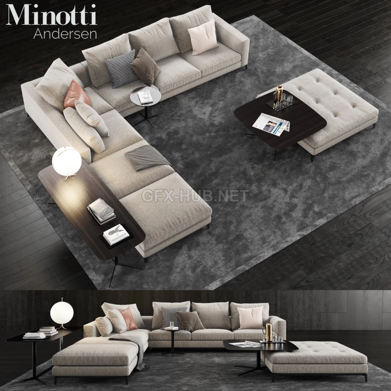 Minotti Andersen Sofa