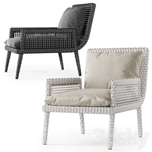 Rattan lounge chair DR51 / Rattan chair