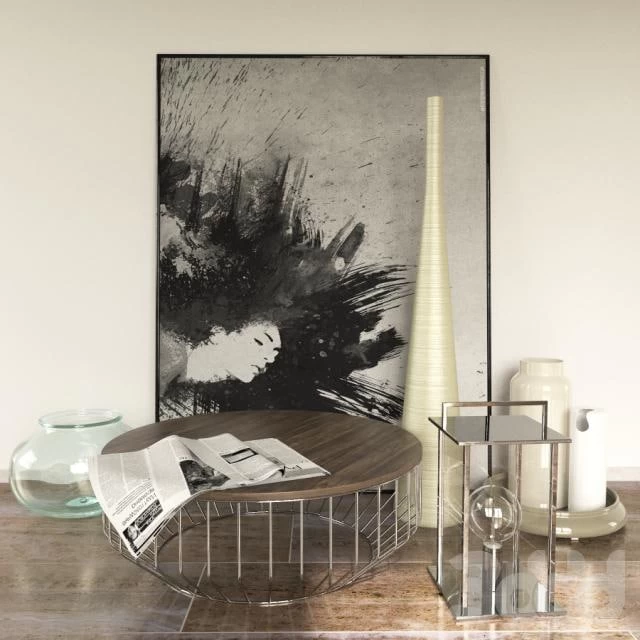 Coffee table Reza Feiz coffee table+decor