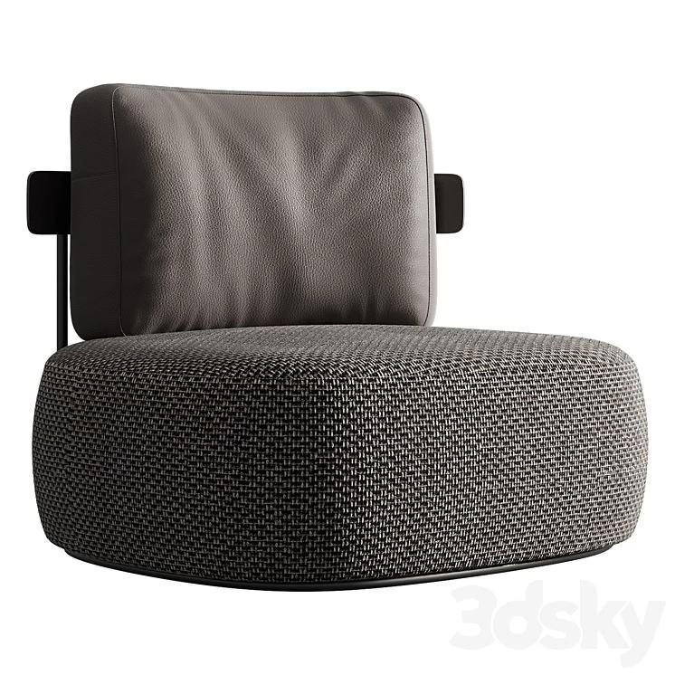 Armchair Pierre by Flou (two versions)