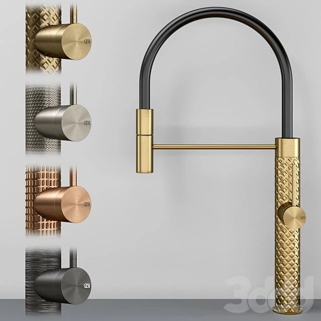 Gessi 316 Collection Kitchen Faucet Set