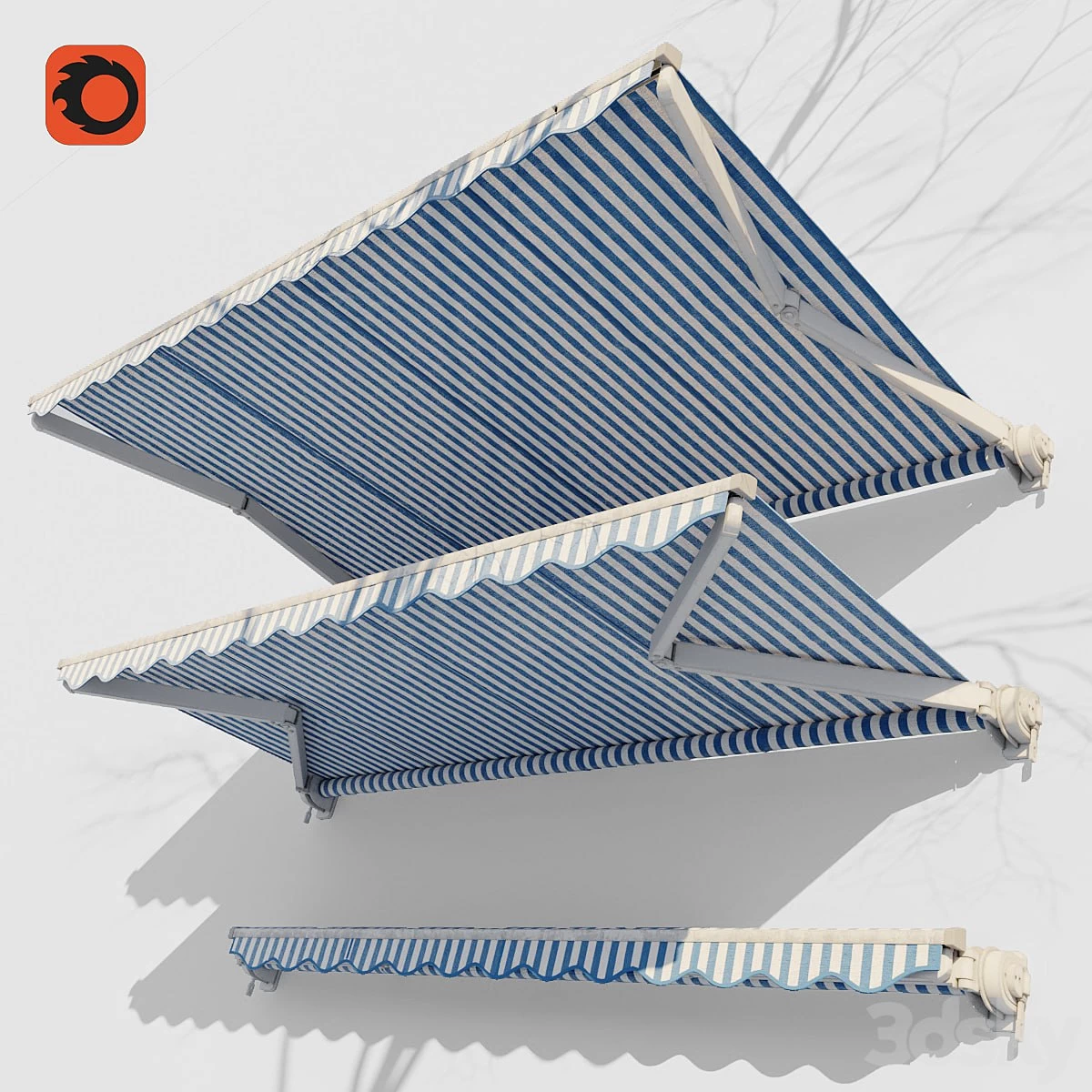 Casset awning