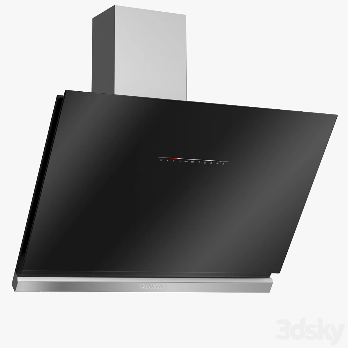 Bosch Wall mounted Inclined hood DWK98PR60B Serie 8