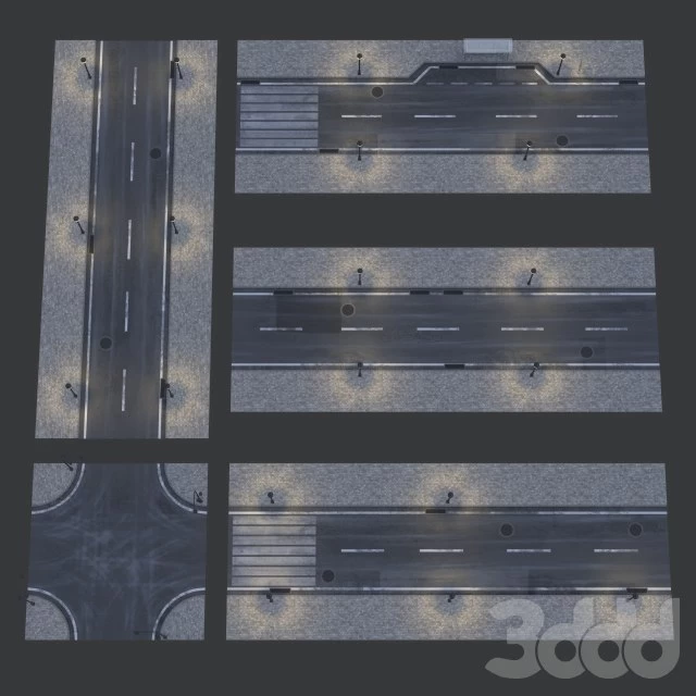 Road and busstop