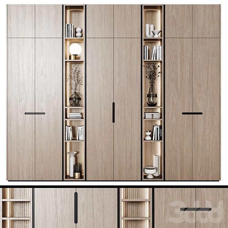 Modular wardrobes in modern style 67