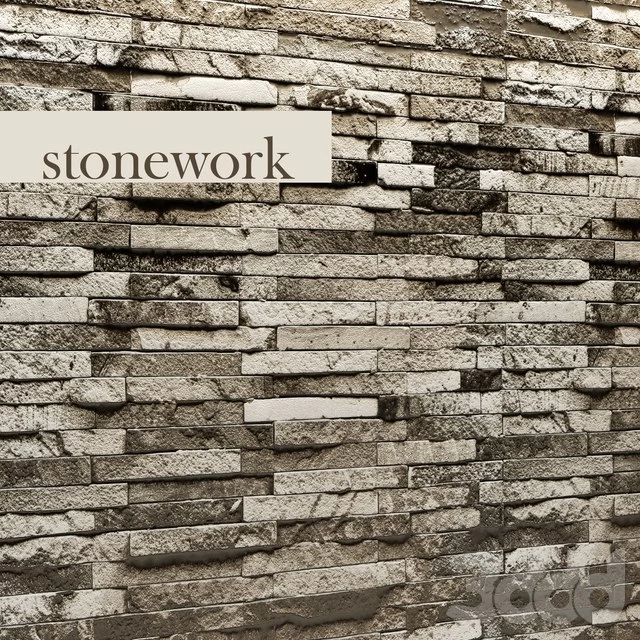 Stone wall, wild stone
