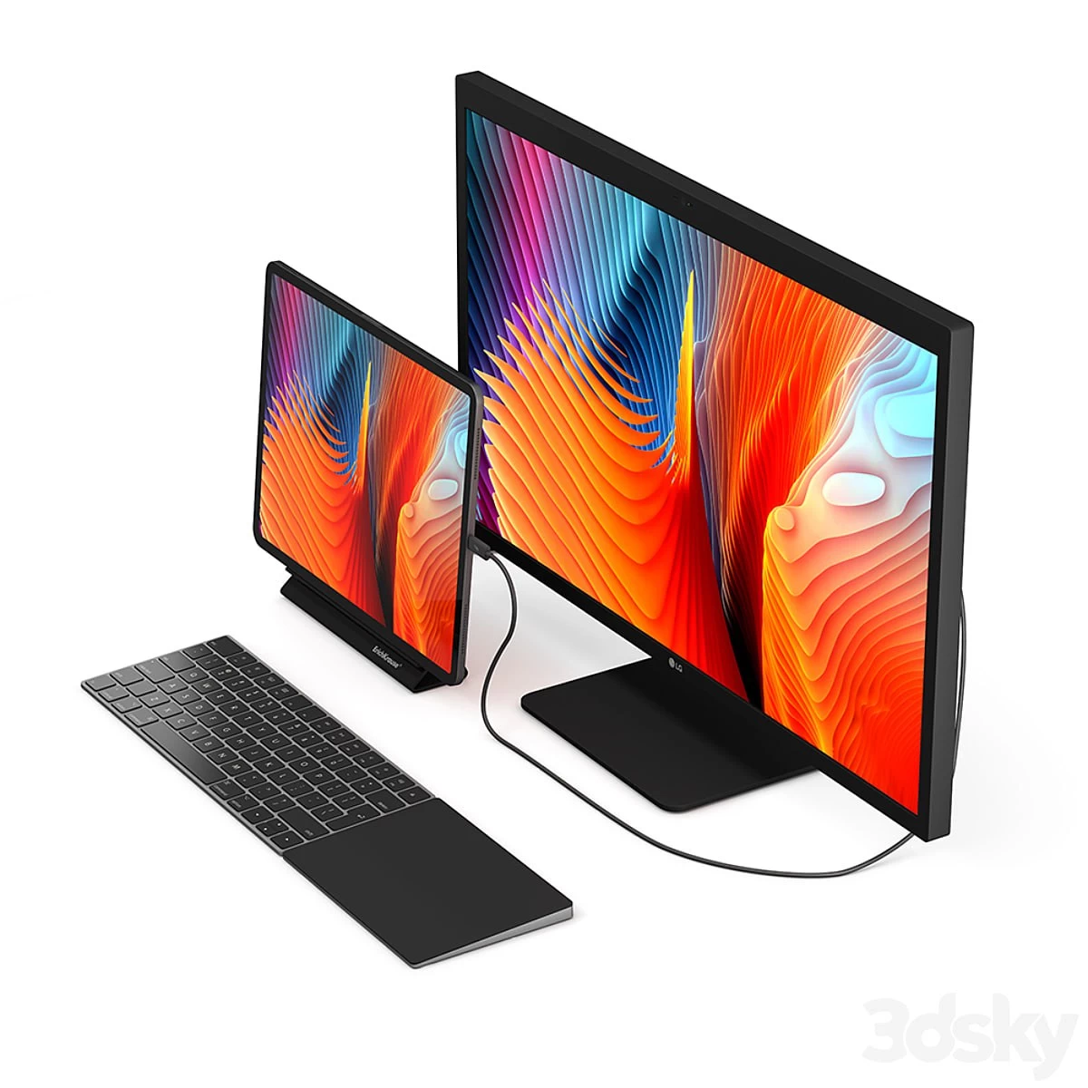 iPad Pro 2018 + LG Ultrafine 4K
