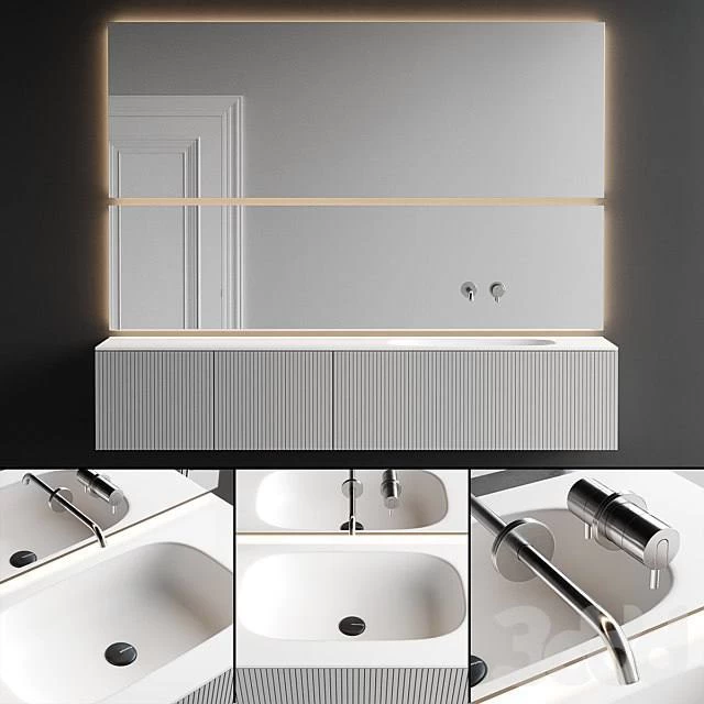 Antonio Lupi Design Binario 12 Vanity Unit Set 2