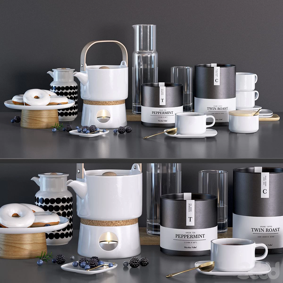 Blackberry Tea Set