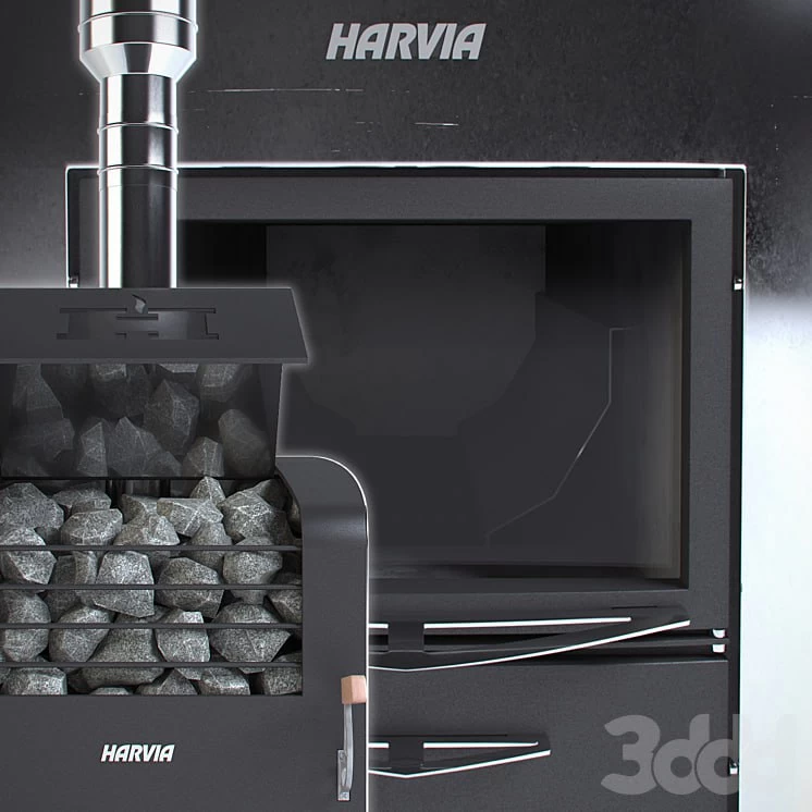Woodburning stove Harvia Classic 400 Top Duo