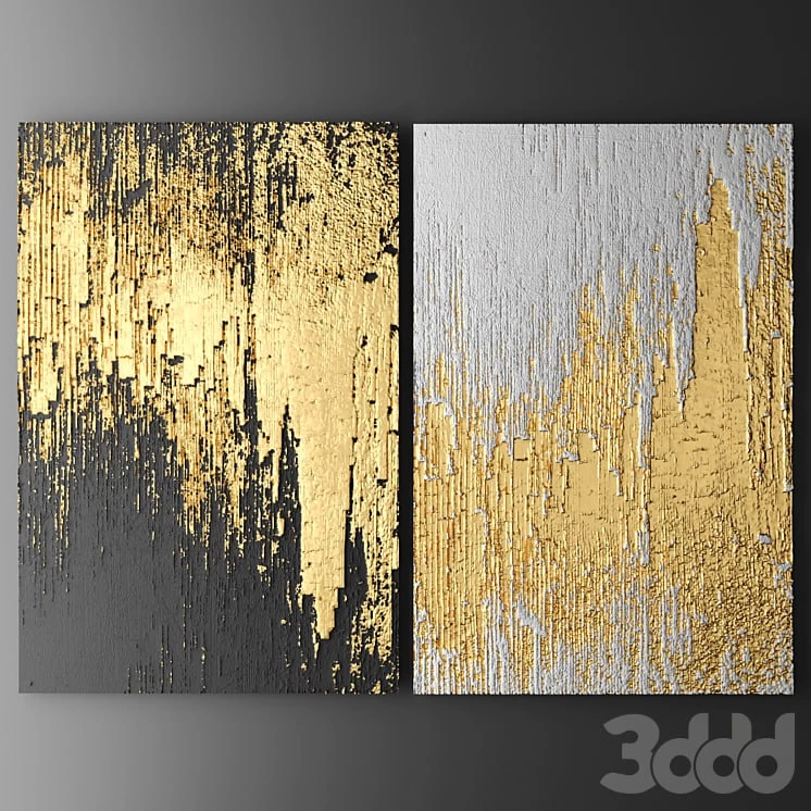 Decor for wall. Panel. 3D
