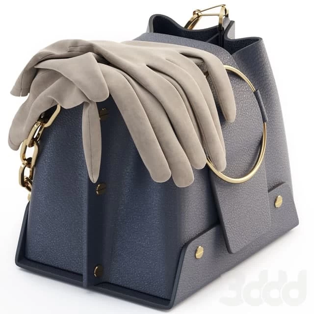 YUZEFI BLUE NAVY DELILA MINI BAG