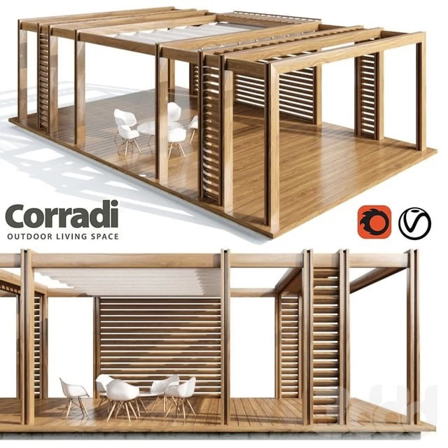Pegola Corradi_outdoor living space