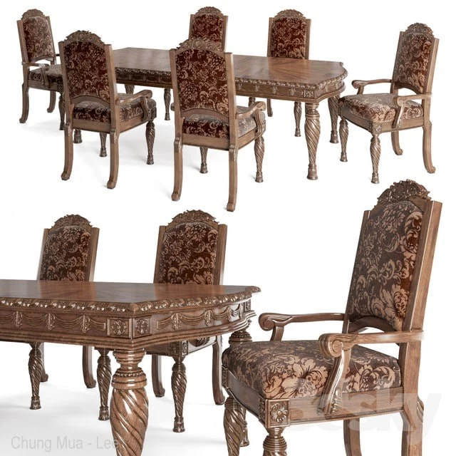Ashley North Shore Dining Room chair-table