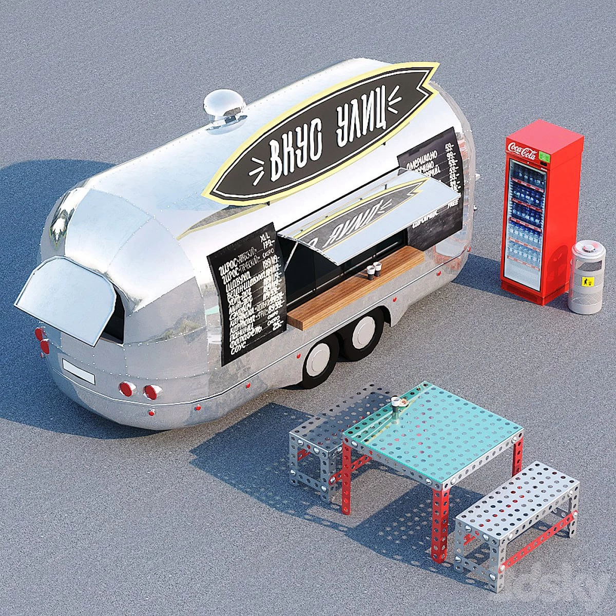 Module for an outdoor cafe