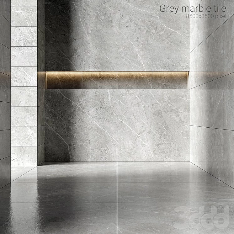 Gray marble tiles 3