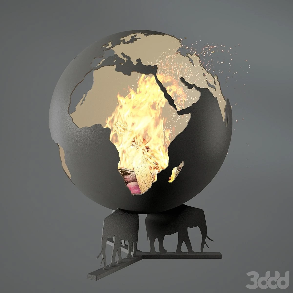 Fireplace Earth