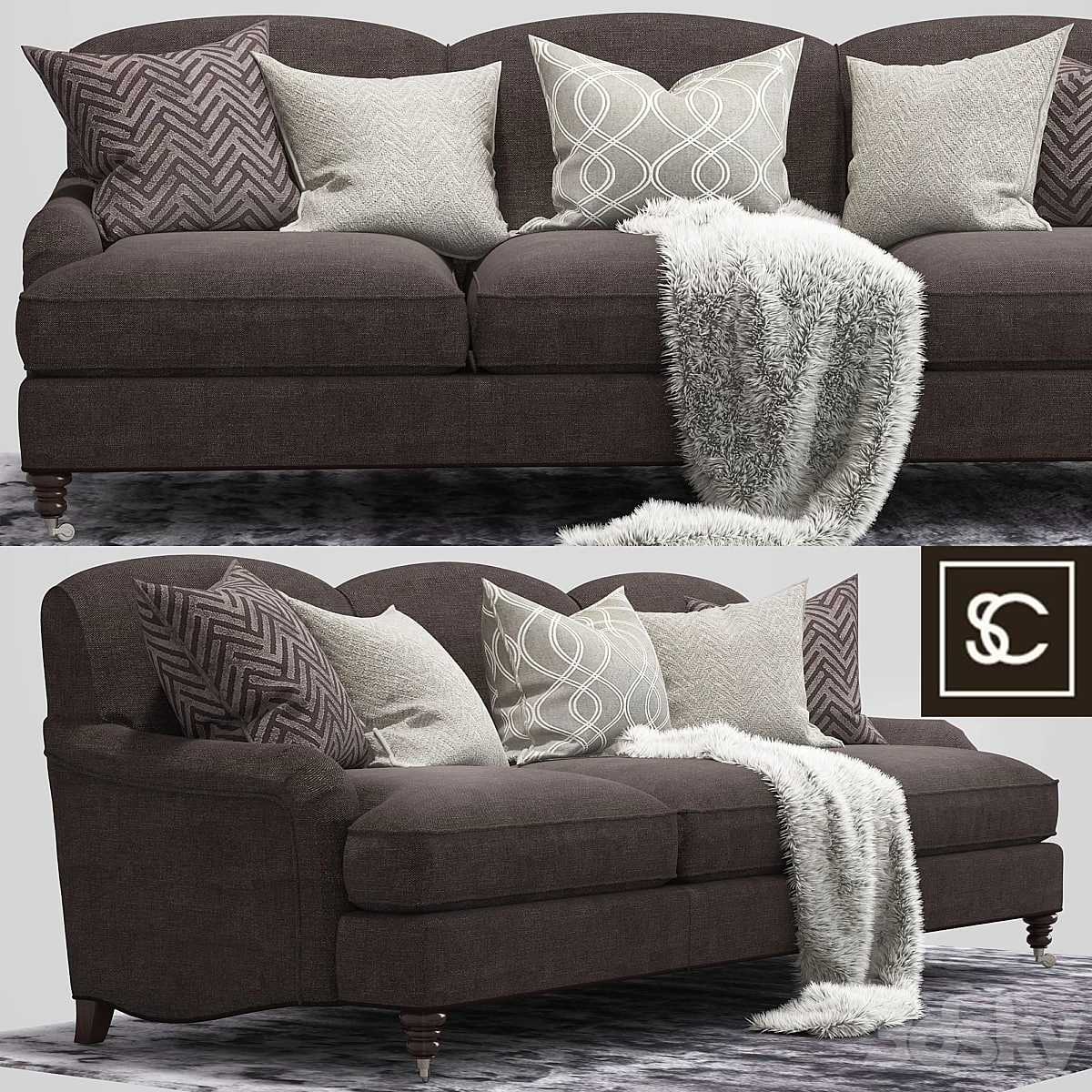 Howard _Sofa_Turner_Bishop _English Arm _The sofa and chair company
