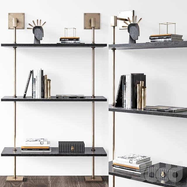 Shelving Marais 3 Tier by Paolo Moschino for Nicholas Haslam