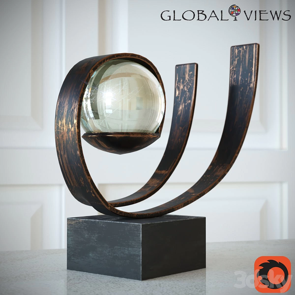 Enveloped Sphere Sculpture