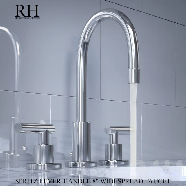 SUTTON LEVER-HANDLE 8in WIDESPREAD FAUCET Faucet