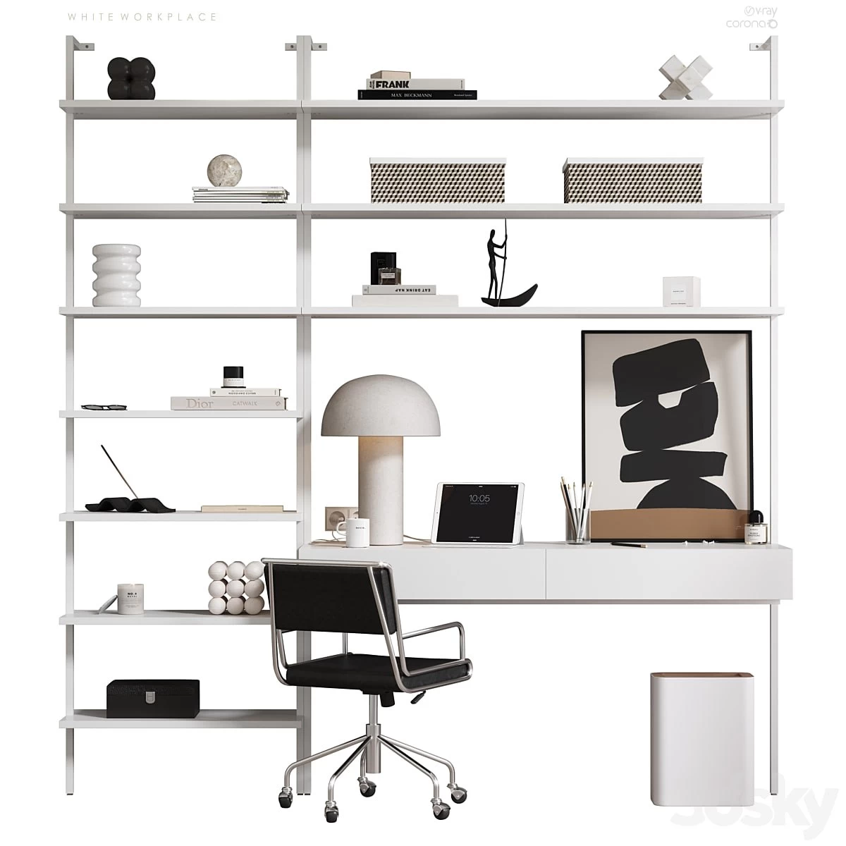 white workplace